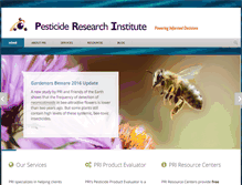 Tablet Screenshot of pesticideresearch.com
